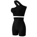 Conjunto esportivo sem costura feminino roupa de fitness costela yoga terno correndo sutiã sem almofada com treino leggings ginásio roupas esportivas