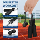 1pc corda de pular sem fio pesada, corda de pular de fitness com bola grande, adequada para esportes internos domésticos, queima de gordura