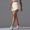 Esportes ao ar livre yoga saia badminton tênis saia de cintura alta respirável suor saia ativo atlético yoga fitness saia curta