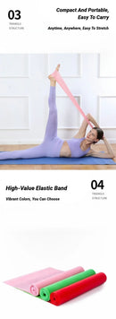 Yoga pilates faixa de resistência portátil esportes fitness treinamento longo estiramento força em casa elástico exercício cinto tensão
