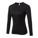 Camiseta esportiva de yoga de manga longa feminina legal seco atlético correndo caminhadas yoga topo fitness correndo camisas de treino