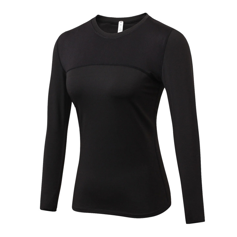 Camiseta esportiva de yoga de manga longa feminina legal seco atlético correndo caminhadas yoga topo fitness correndo camisas de treino