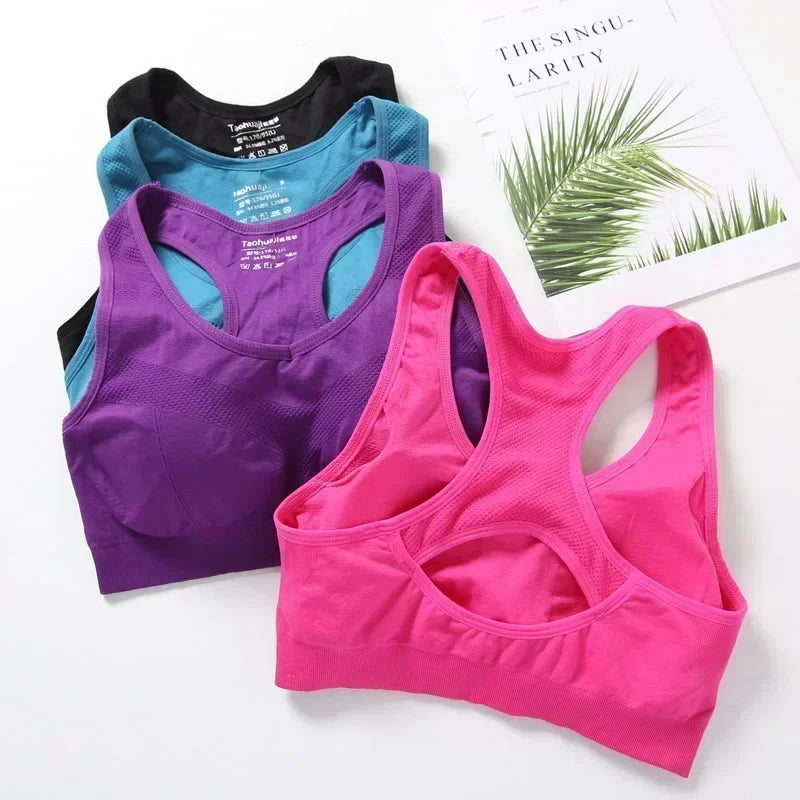 Sutiã esportivo feminino superior push up sutiã de fitness underwear esporte topos respirável correndo colete ginásio sutiã ativo