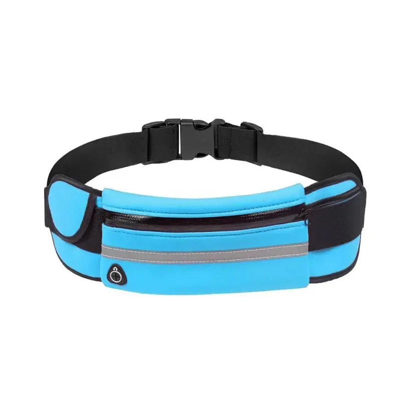 1pcs colorido impermeável neoprene fanny pacote correndo homem cintura saco