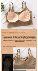 Sutiã sem costura feminino copo cheio sutiã respirável conforto respirável sutiã de sono correndo fitness sutiã esportivo suspensórios