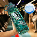 Garrafa de água esportiva de grande capacidade, 2l, 3l, com filtro, copo de água de plástico ecológico, portátil, garrafa de bebida fitness, chaleira sem bpa
