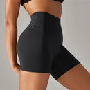 Mulheres esportes curto yoga legging shorts agachamento à prova de cintura alta fitness shorts apertados secagem rápida ciclismo treino ginásio shorts