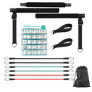 Kit de pilates com faixas de resistência, pilates de ioga multifuncional, kit de resistência portátil para academia em casa, exercícios de corpo inteiro