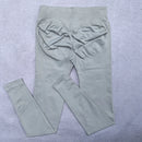 Leggings mulheres scrunch sem costura yoga leggings ginásio calças esportivas baixa faixa com nervuras alta estiramento roupa de fitness treino collants