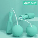 1pc corda de pular sem fio pesada, corda de pular de fitness com bola grande, adequada para esportes internos domésticos, queima de gordura