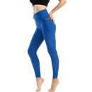 Moda feminina bolso bolha calças elásticas magro leggings ginásio correndo ciclismo calças de fitness cintura alta hip lift leggings feminino
