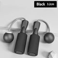 1pc corda de pular sem fio pesada, corda de pular de fitness com bola grande, adequada para esportes internos domésticos, queima de gordura