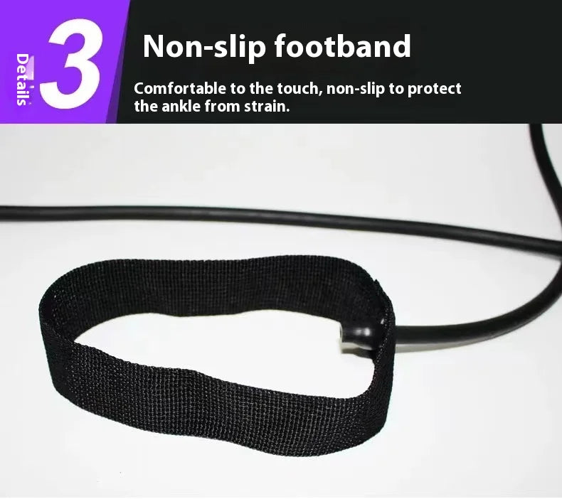 Vara de pilates multifuncional, equipamento fitness para ioga, pilates, elasticidade doméstica, treinamento de quadril, corda de puxar