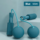 1pc corda de pular sem fio pesada, corda de pular de fitness com bola grande, adequada para esportes internos domésticos, queima de gordura