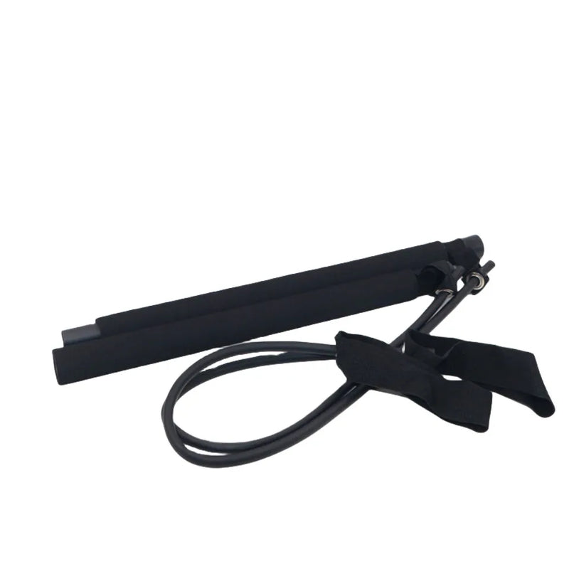 Vara de pilates multifuncional, equipamento fitness para ioga, pilates, elasticidade doméstica, treinamento de quadril, corda de puxar