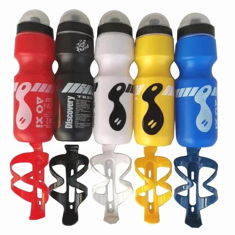 Garrafa de água portátil Mountain Bicycle, equipamento de ciclismo, ao ar livre, esporte, camping, jarro de bebida, copo livre, 750ml