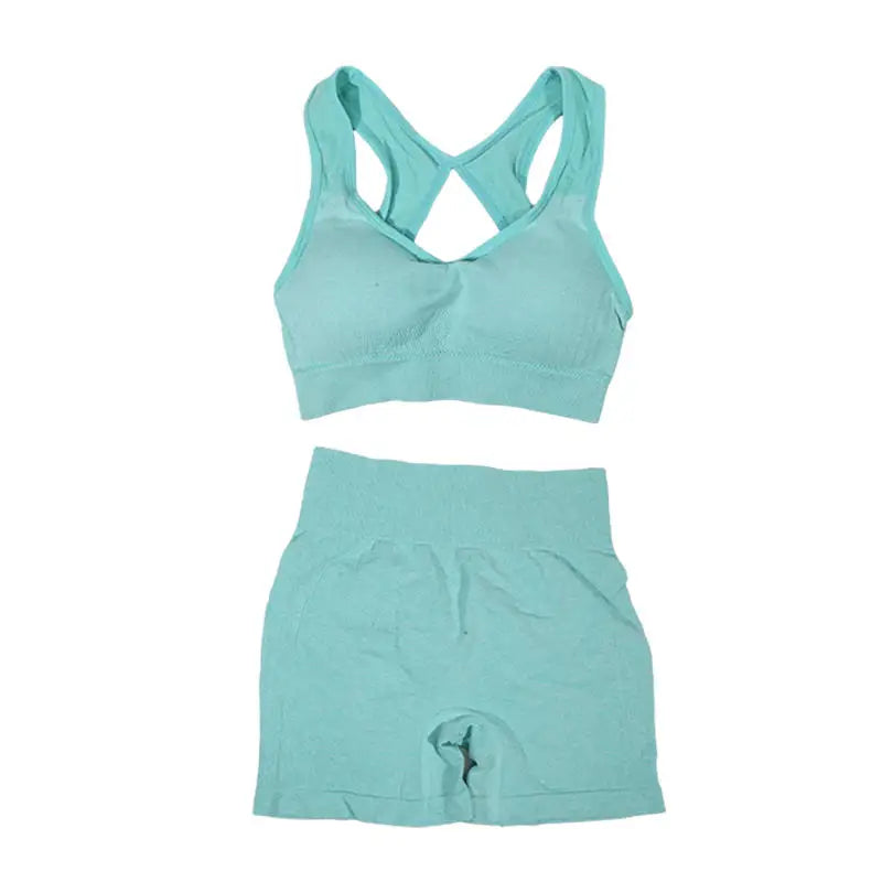 Terno de yoga yoga esportes roupa interior feminina terno de fitness colete correndo esportes yoga shorts conjunto de yoga conjunto de treino