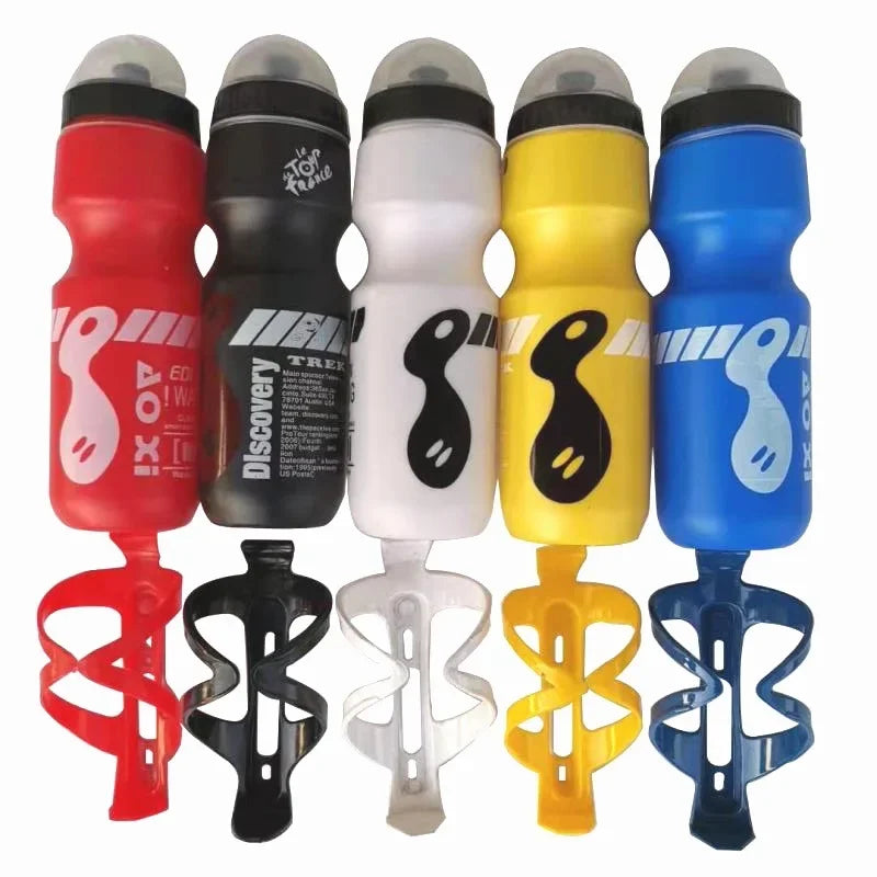 Garrafa de água portátil Mountain Bicycle, equipamento de ciclismo, ao ar livre, esporte, camping, jarro de bebida, copo livre, 750ml