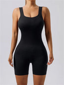 Sem costura de uma peça curta roupas de yoga roupas esportivas femininas ginásio push up roupas de treino de fitness esportes bodysuit yoga terno