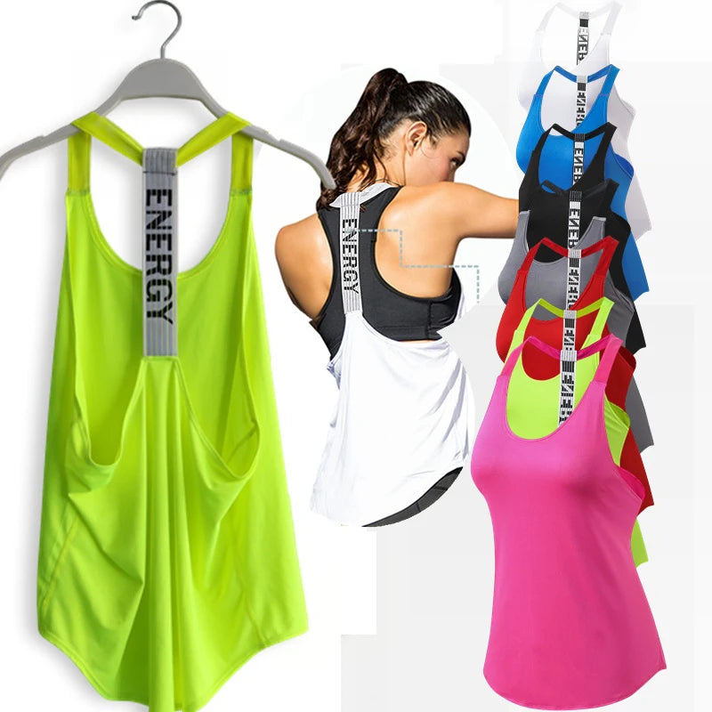 Mulheres ginásio topos preto sem mangas yoga topo feminino camisa de fitness ginásio colete correndo treino esportes topos carta sem costas camisa