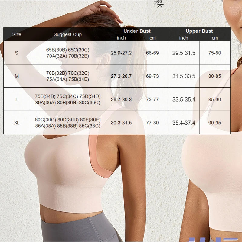 Aiihuug sutiã de yoga cruzado volta ginásio sutiã de fitness treino sutiãs de golfe controle de salto esportes topos elásticos colheitas de golfe ginásio topos