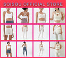 SOISOU Shorts femininos de nylon, academia, yoga, leggings, cintura alta, elástico, apertado, respirável, sem linhas estranho, shorts de ciclismo femininos