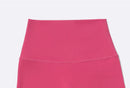 SOISOU Shorts femininos de nylon, academia, yoga, leggings, cintura alta, elástico, apertado, respirável, sem linhas estranho, shorts de ciclismo femininos