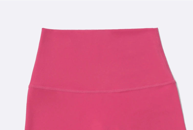 SOISOU Shorts femininos de nylon, academia, yoga, leggings, cintura alta, elástico, apertado, respirável, sem linhas estranho, shorts de ciclismo femininos