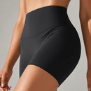 Mulheres esportes curto yoga legging shorts agachamento à prova de cintura alta fitness shorts apertados secagem rápida ciclismo treino ginásio shorts