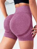 Leggings de yoga europa e os estados unidos sem costura alta elástica cintura alta secagem rápida lazer esportes yoga wear shorts para mulher