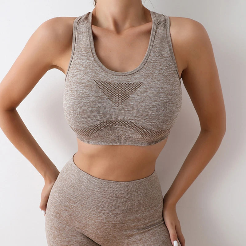 Conjunto de yoga shorts de ginásio feminino esporte sutiãs sutiã treino topos para mulheres roupas de yoga leggings de fitness conjunto de ginásio sem costura conjuntos de yoga