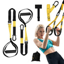 Correia de treinamento de suspensão fitness força power suspensão trainer ajustável yoga cinta montagem na parede profissional trx tensor
