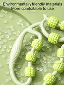 12 rodadas de equipamento de massagem de relaxamento e alongamento muscular de emagrecimento de perna circular, artefato de emagrecimento de perna, braçadeira circular de perna