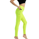 Moda feminina bolso bolha calças elásticas magro leggings ginásio correndo ciclismo calças de fitness cintura alta hip lift leggings feminino