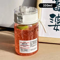 Garrafa de água transparente portátil kawaii, copo de água esportivo, copo prático de plástico, viagem ao ar livre, escritório, garrafa de água essencial]
