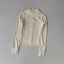 Terno de yoga feminino high-end gola de manga comprida jaqueta esportiva correndo treinamento fitness superior à prova de vento terno de corrida