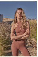 Fubeike calças esportivas sem costura 2024 oco volta sutiã de yoga para mulheres cintura alta fitness ginásio legging treino collants roupas esportivas