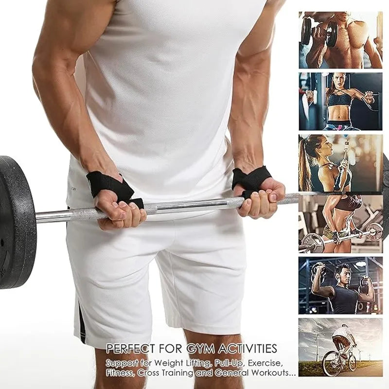 Correias de pulso de levantamento de peso treinamento de força ajustável antiderrapante ginásio fitness cinta de levantamento suporte de pulso esportes aperto banda