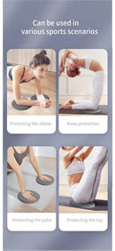 Espuma grossa Yoga Knee Pads, Exercício Almofada, Joelhos, Cotovelo, Pulso, Mãos, Cabeça, Pilates, Almofada de Ajoelhamento, 2 Pack