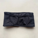 ASHLIMO Sutiã esportivo feminino bandeau sem costas, gola halter, regata de ioga, sem costura, treino, academia, tubo curto