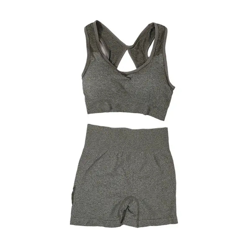 Terno de yoga yoga esportes roupa interior feminina terno de fitness colete correndo esportes yoga shorts conjunto de yoga conjunto de treino