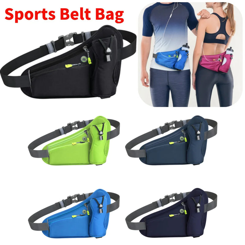 Multifunções Water Bottle Holder Bag, cintura Pack, correia de hidratação, grande capacidade, impermeável, esporte, corrida, ciclismo