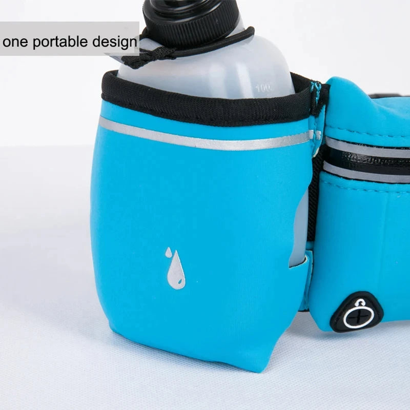 Correndo saco de cintura esportes fanny pacote das mulheres dos homens cinto saco telefone hidratação mochila à prova dwaterproof água correndo acessórios água