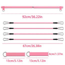 Kit de pilates com faixas de resistência, pilates de ioga multifuncional, kit de resistência portátil para academia em casa, exercícios de corpo inteiro