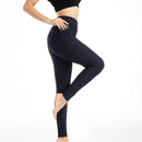 Moda feminina bolso bolha calças elásticas magro leggings ginásio correndo ciclismo calças de fitness cintura alta hip lift leggings feminino