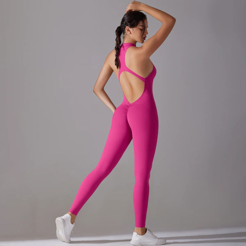Bodysuits femininos controle de barriga levantamento de bunda esportes shapewea fitness esportes bodysuit yoga terno feminino ginásio pushup roupas de treino