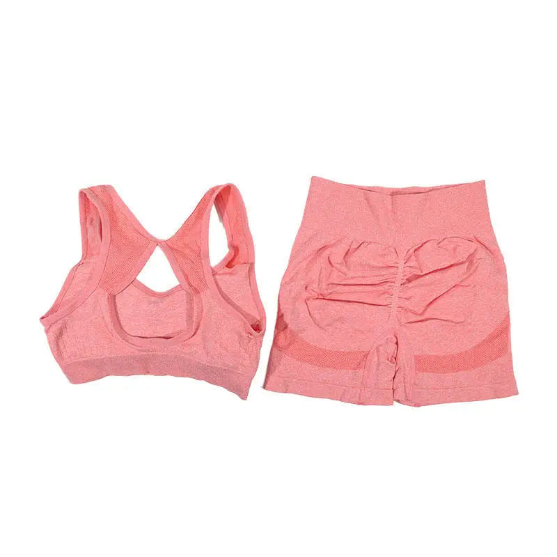 Terno de yoga yoga esportes roupa interior feminina terno de fitness colete correndo esportes yoga shorts conjunto de yoga conjunto de treino