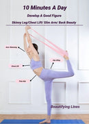 Yoga pilates faixa de resistência portátil esportes fitness treinamento longo estiramento força em casa elástico exercício cinto tensão