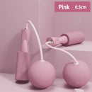 1pc corda de pular sem fio pesada, corda de pular de fitness com bola grande, adequada para esportes internos domésticos, queima de gordura