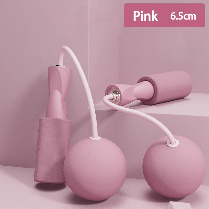 1pc corda de pular sem fio pesada, corda de pular de fitness com bola grande, adequada para esportes internos domésticos, queima de gordura